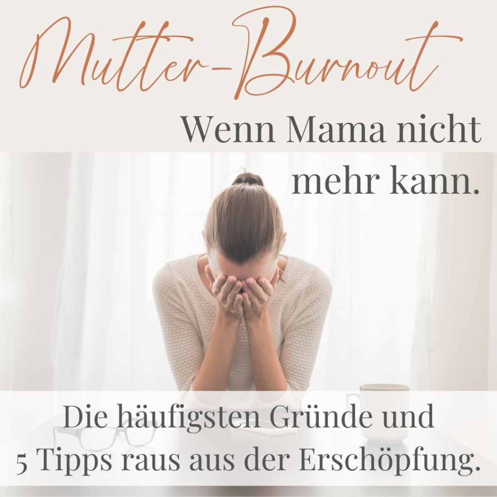Mutter-Burnout Wenn Mama nicht mehr kann