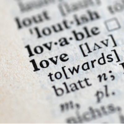 Wörterbucheintrag "Love"